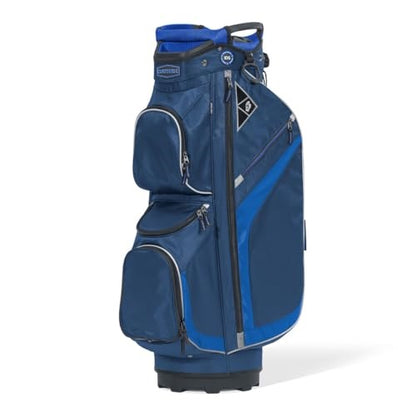An image of Datrek DG Lite II Cart ZP Bag - Navy/Cobalt/Silver on a white background