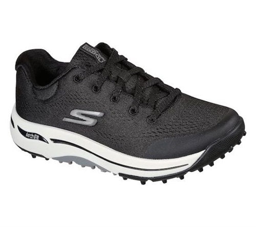An image of Skechers Women's Go Golf Arch Fit - Balance - 123006 - Black - 8.5 on a white background
