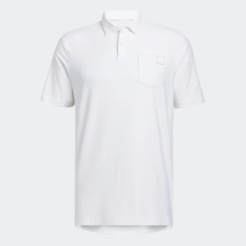 An image of NEW Adidas GO-TO POLO HA6113 WHITE XL on a white background