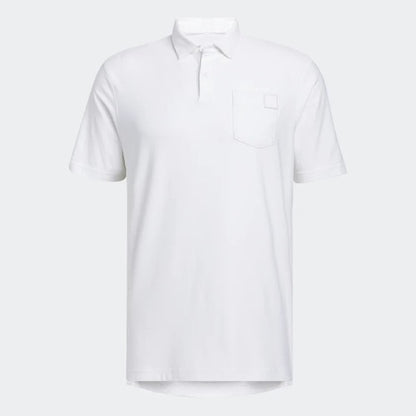 An image of NEW Adidas GO-TO POLO HA6113 WHITE 2XL on a white background