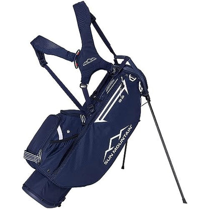 An image of Sun Mountain 2024 3.5 LS Stand Bag - Navy on a white background