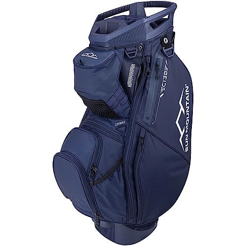 An image of Sun Mountain 2024 C-130 Cart Bag - Navy on a white background
