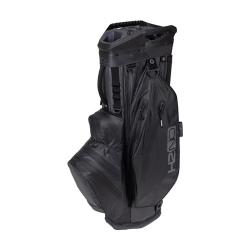 An image of Sun Mountain 2024 H2No Lite Cart Bag - Steel-Black on a white background