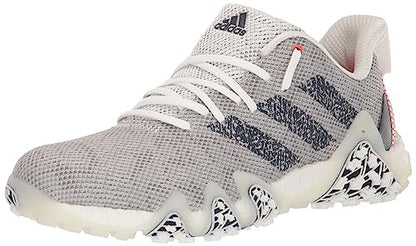 An image of Adidas CODECHAOS 22 Golf Shoes - White / Navy / Red - 13 on a white background
