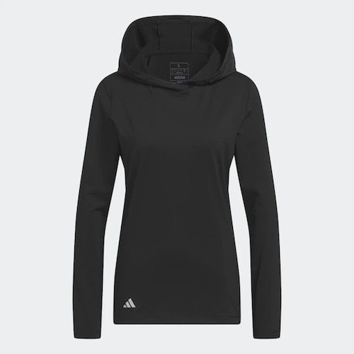 An image of Adidas Women's Performance Hoodie - Black - XL on a white background