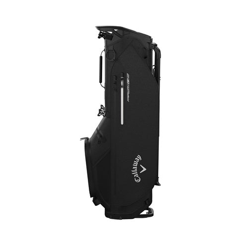 A hero image of a black Callaway golf stand bag on a white background