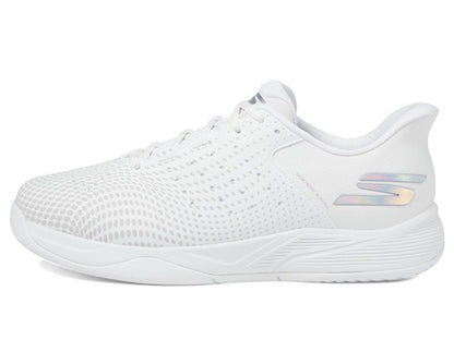 An image of Skechers Women's Viper Court Reload Pickle Ball Shoes - White - 8.5 on a white background