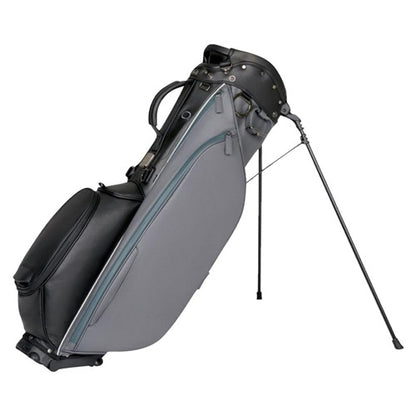 An image of Linkslegend Members Bag - Black / Charcoal / Gray on a white background