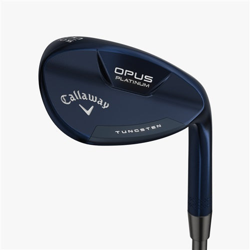 A hero image of a Blue Callaway OPUS wedge on a white background