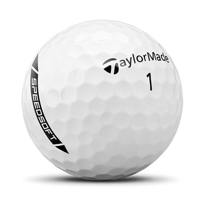 TaylorMade 2024 SpeedSoft Golf Balls - White - Dozen