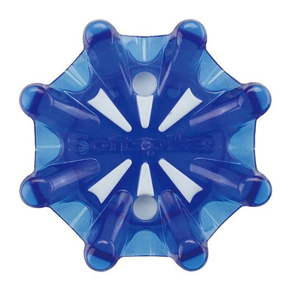 An image of NEW Softspikes Pulsar Golf Cleats Blue on a white background