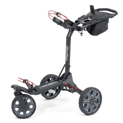 A hero image of a Bag Boy golf push cart on a white background