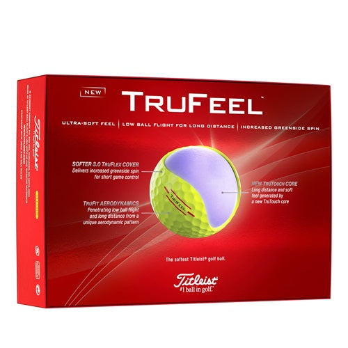 Product image of Titleist TruFeel Yellow Golf Balls