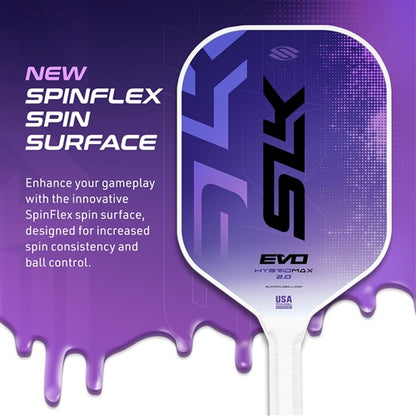 Product specs of Selkirk Evo Hybrid Max 2.0 Pickleball Paddle
