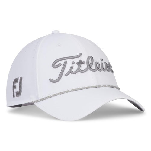 An image of Titleist Tour Breezer White/Grey 10-White/Grey on a white background