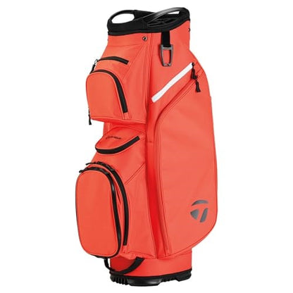 An image of TaylorMade 2024  Cart Lite Bag - Orange on a white background