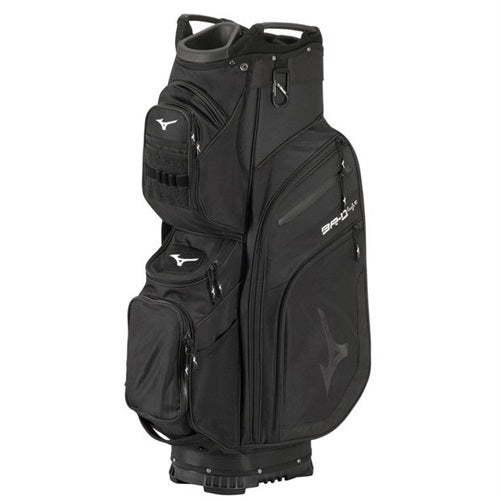 An image of Mizuno BR-D4C Golf Cart Golf Bag - Black on a white background