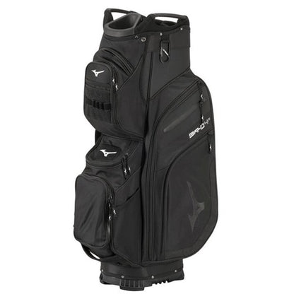 An image of Mizuno BR-D4C Golf Cart Golf Bag - Black on a white background