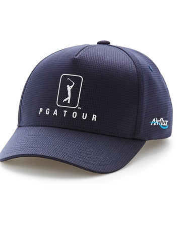 An image of Pga Tour Hat - Mesh Cap - Peacoat on a white background