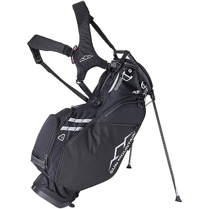 An image of Sun Mountain 2024 4.5 LS 14-Way Stand Bag - Black on a white background