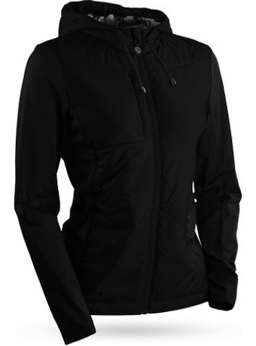 An image of Sun Mountain Women's Colter II Jacket Black - 2XL on a white background