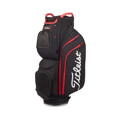 An image of Titleist Cart 15 - TB22CT8-006 - Black/Black/Red on a white background