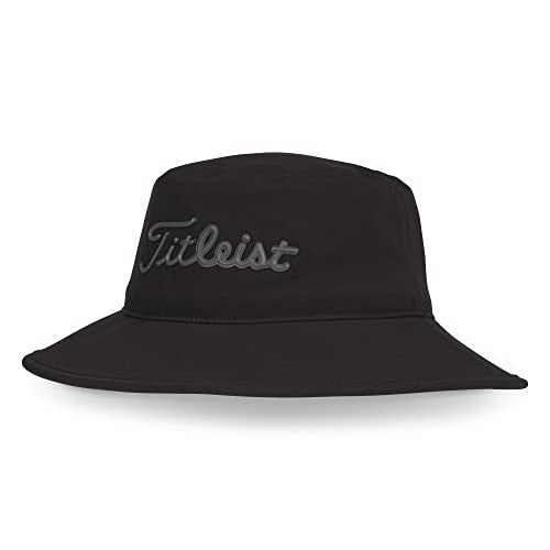 Titleist Players StaDry Bucket Hat - Black / Charcoal