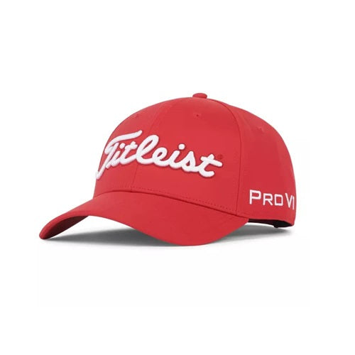 An image of Titleist Tour Performance Red/White** on a white background