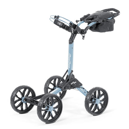 A hero image of a Bag Boy push cart on a white background