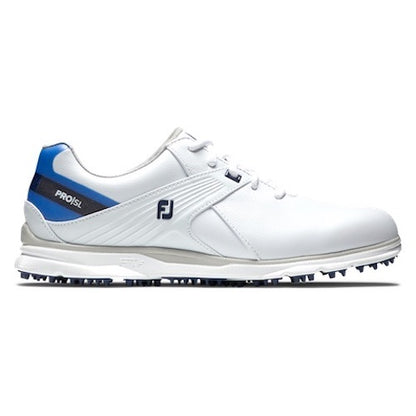 An image of FootJoy Pro SL - White/Blue - 98132 M070 on a white background