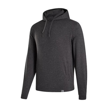 An image of a FootJoy 2023 Lightweight Hoodie - Heather Charcoal - XXL on a white background