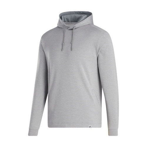 An image of a FootJoy 2023 Lightweight Hoodie - Heather Grey - XXL on a white background