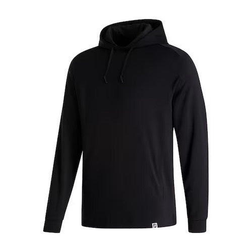 An image of a FootJoy 2023 Lightweight Hoodie - Black - XXL on a white background