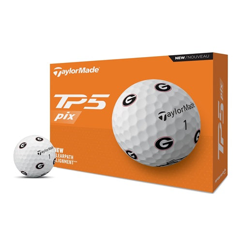 TaylorMade 2024 TP5 Pix Georgia Golf Balls - Dozen