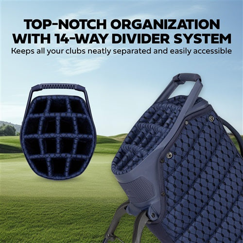 Ad image of Sun Mountain golf product features