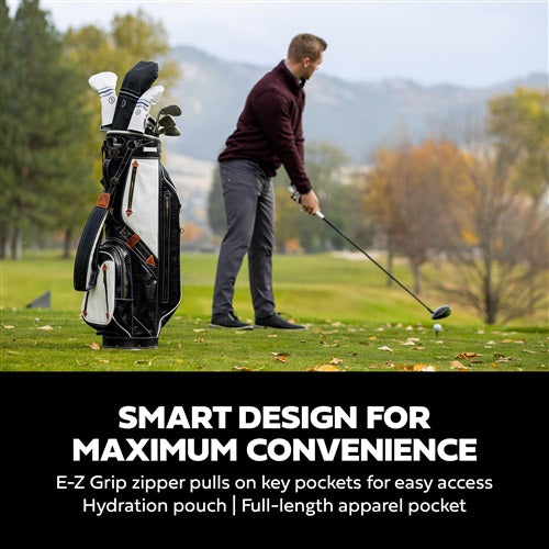 Ad image of Sun Mountain golf product features