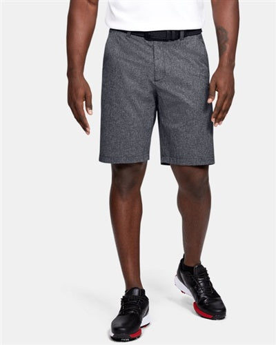 An image of Under Armour Match Play Vented Shorts -38 " - Gray on a white background