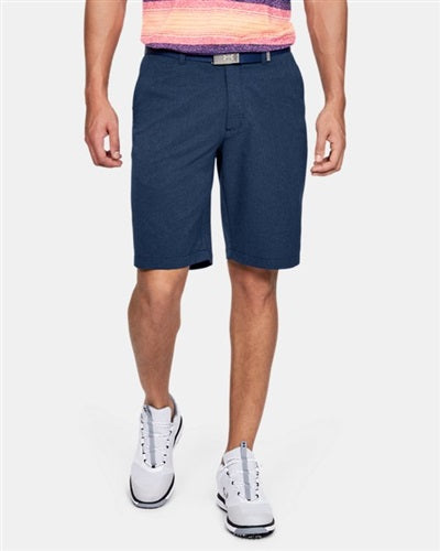 An image of Under Armour Match Play Vented Shorts - 38" - Academy Blue on a white background