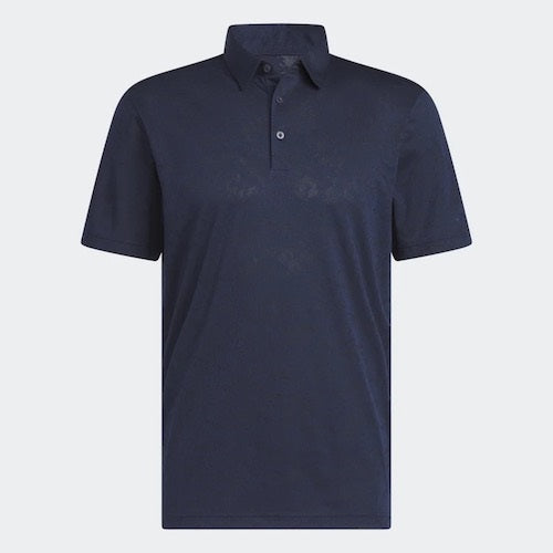 An image of Adidas TEXTURED POLO - CONAVY,BLACK - L on a white background