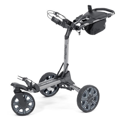 A hero image of a Bag Boy golf push cart on a white background