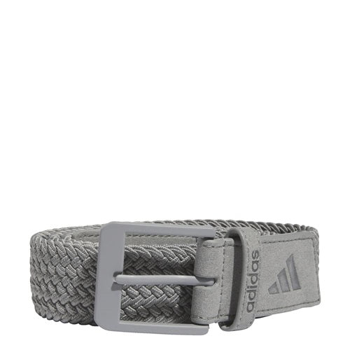 An image of Adidas Braid STR Belt - Grey Heather - M/L on a white background
