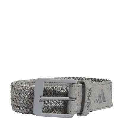 An image of Adidas Braid STR Belt - Grey Heather - M/L on a white background