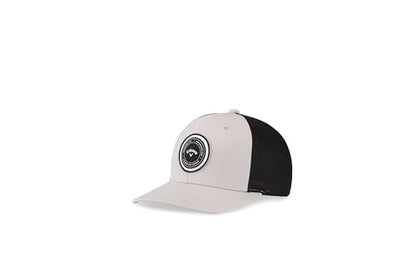 An image of Callaway Playing Through Trucker Hat - Heather Gray / Black on a white background
