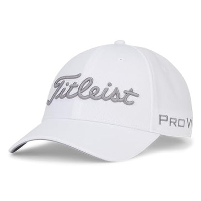 Titleist Tour Elite Hat - White / Gray - M / L