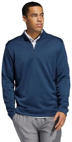 An image of Adidas CLUB 1/4 ZIP - CRENAV - M on a white background