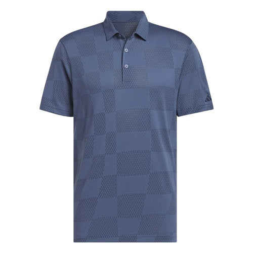 An image of Adidas Textured Polo - PRLOIN - M on a white background
