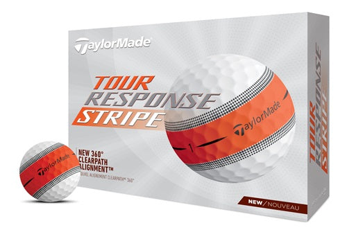 TaylorMade 2021 Tour Response Golf Balls - Orange - Dozen