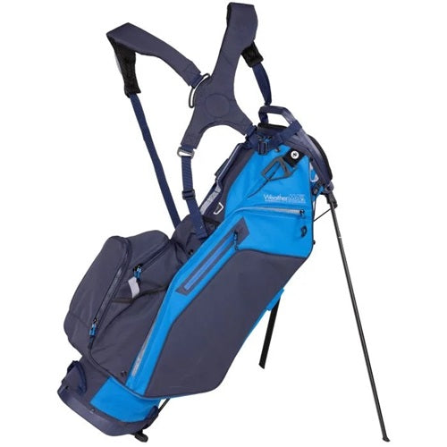 An image of Sun Mountain 2022 Weathermax Stand Bag - Cobalt-Navy on a white background