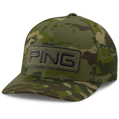 An image of PING 214 Multicap Hat - Tropic on a white background