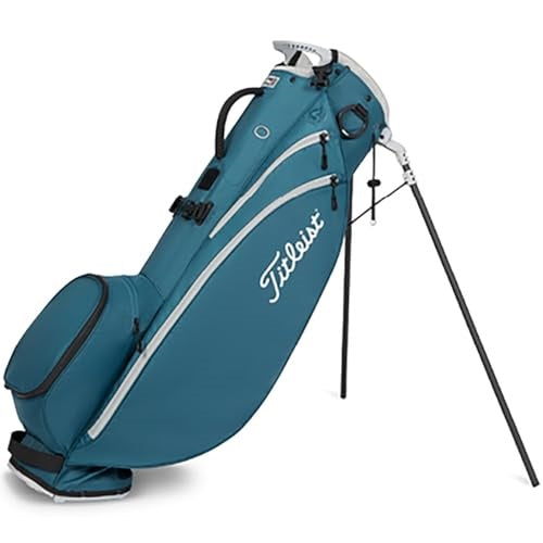 An image of Titleist Players 4 Carbon Stand Bag - Baltic / Cool Gray on a white background